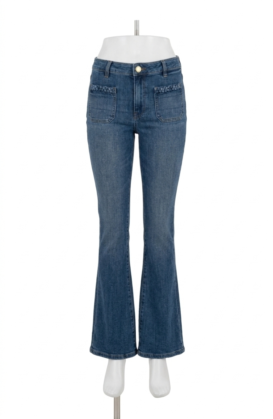 NEW KUT FROM THE KLOTH ana high rise flare jeans in fame